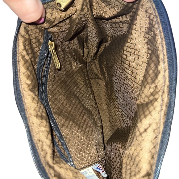 Boho Tapestry Hippy Crossbody Festval Purse 9x6" Made in USA - Picture 7 of 9